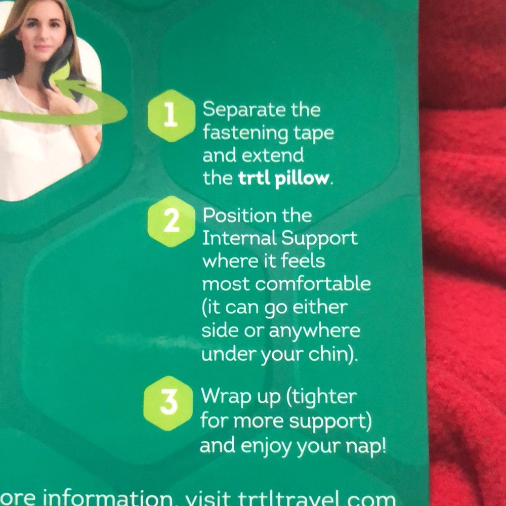 TRTL Travel Pillow Unisex NEW in package charcoal - Picture 8 of 11